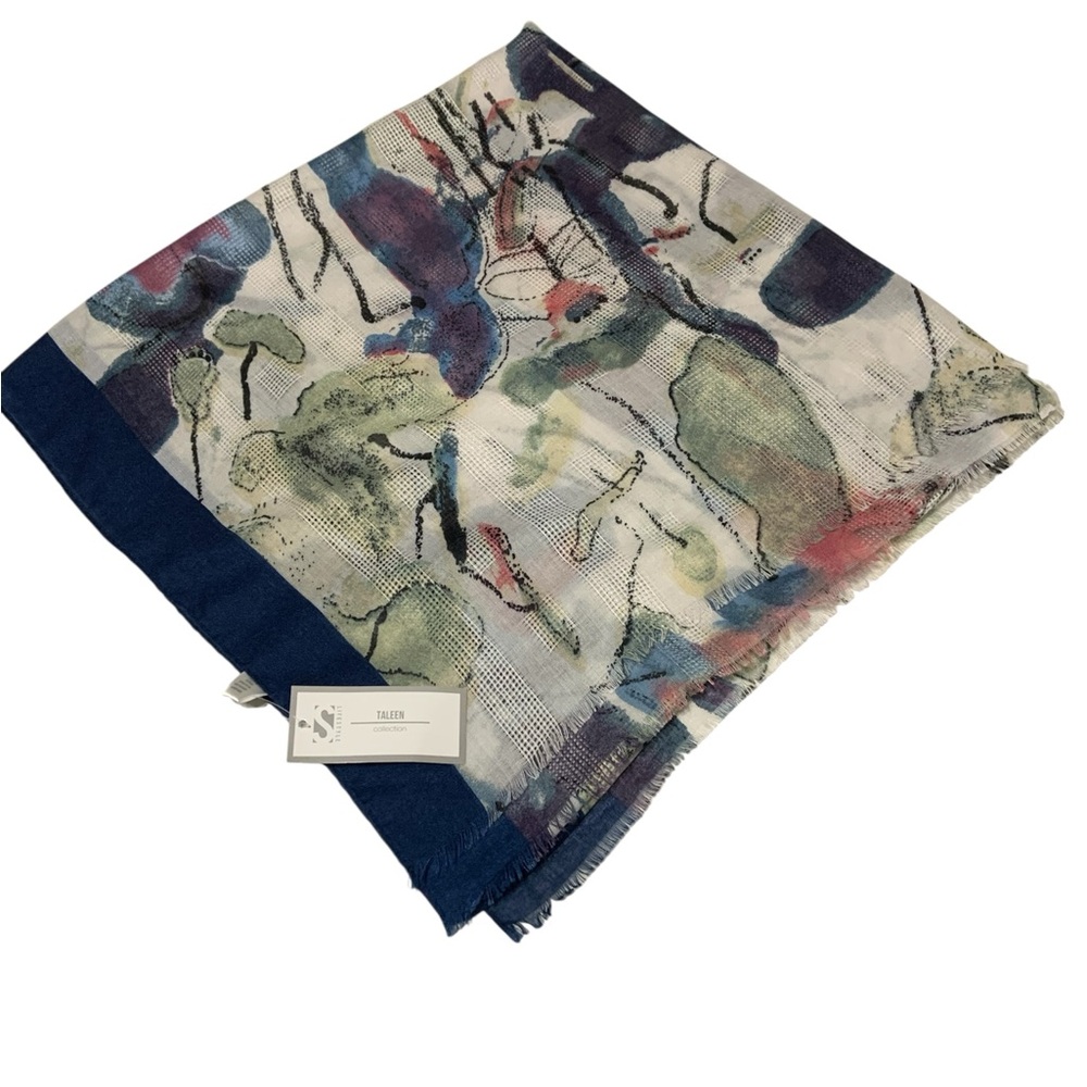 Abstract Patterned Scarf Taleen New